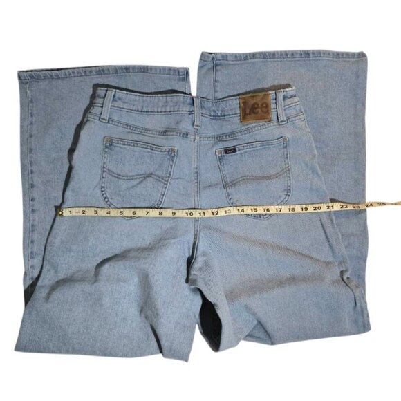 Lee High Rise Slouch Wide Leg Jeans Size 31 - Picture 9 of 10